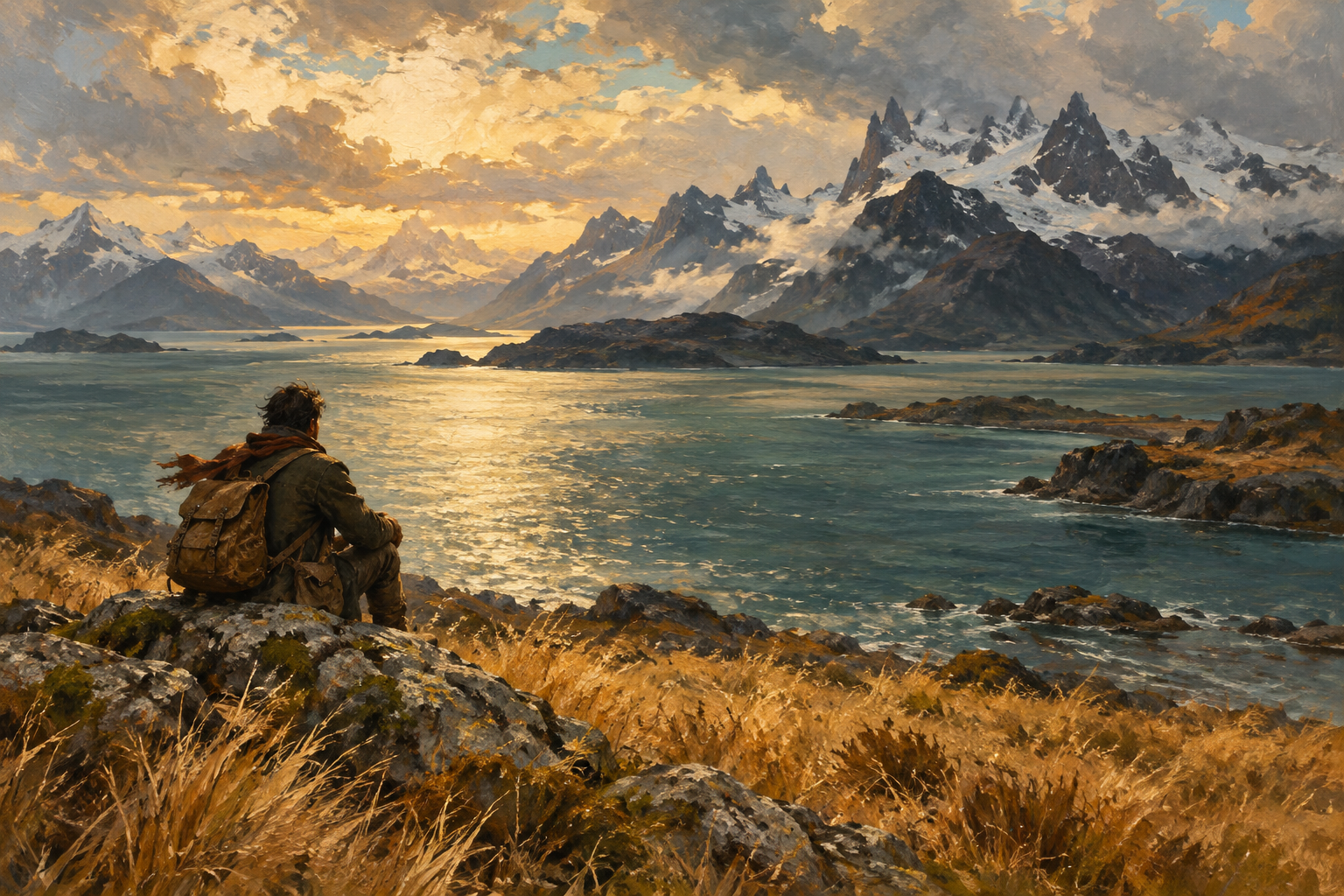 Blog Ilustración al óleo inspirada en TIERRA DEL FUEGO