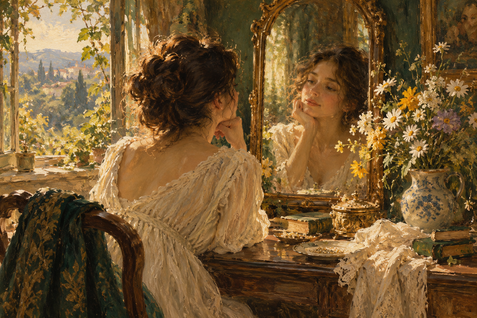 Blog Ilustración al óleo inspirada en LA BELLEZA RESIDE EN TI